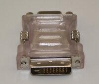 Adapter DVI 24+1 pin Stecker to VGA 15 polig Buchse...