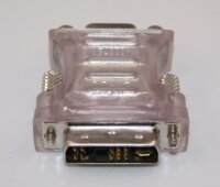 Adapter DVI 12+5 pin Stecker to VGA 15 polig Buchse...